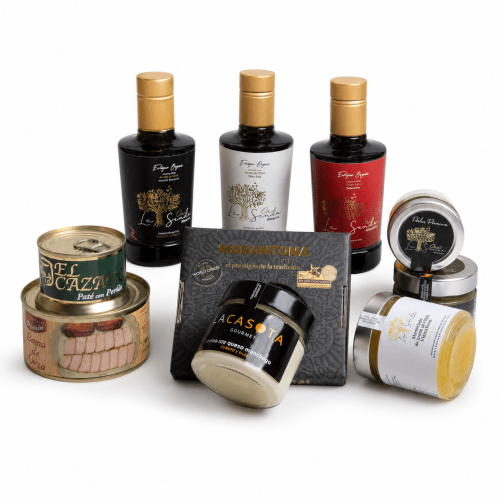 Cesta Gourmet Manchega con AOVE Ecológico – Esencia Manchega